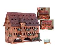 Midene Arôme de lumière en céramique - Fait à la main - Réplique artistique - Sainte esprit spital à Nuremberg - Allemagne - B260AR