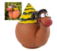 Midene Decoration Jardin Exterieur Statue en Céramique - Deco Extérieur - Figurines pour Jardin - Faite à la Main, Résistant au Gel, Cadeau Unique pour Les jardiniers - Escargot