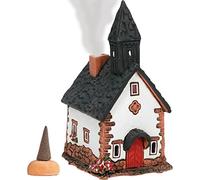 Midene en céramique de Noël Bougeoir Maison en Tyrol du Sud. Fait à la Main. R290 Petite Taille