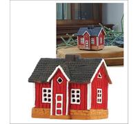 Midene Porte-encens en céramique en forme de cône - Décoration de pièce fabriquée à la main - Miniature de collection en Finlande - R289