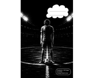 Midfield Silence Composition Notebook: 6×9 inches | 100 Pages | College Ruled Lines | Perfect for Students