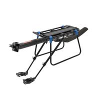 MidGard Porte-bagages de vélo en alliage d'aluminium avec réflecteur réglable pour vélos de 24 à 29 pouces, charge maximale 50 kg