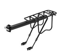 MidGard Porte-bagages de vélo pour tige de selle avec support de feu arrière - Réglable pour vélos de 24 à 29 pouces, charge maximale : 20 kg