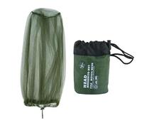 Midge Head Net with Storage Bag Face Net Mesh Nylon Mosquito Head Net for Outdoor Hiking Camping Climbing Fishing and Walking