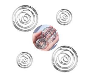 midgreyeye 4 Pièces Boule De Secousse, Acier Inoxydable Boule De Secousse,Shakers Protéinés En Pour Boissons Mélangées De Protéines,Pour Mélanger Les Boissons En Poudre(3.1 * 2.8cm+4.8 * 4.2cm)