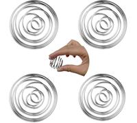 midgreyeye 4 Pièces Boule De Secousse De Shaker Protéines, Emballage Portable En Aluminium,Shakers Protéinés En Pour Boissons Mélangées De Protéines,Pour Mélanger Les Boissons En Poudre(3.1 * 2.8cm)