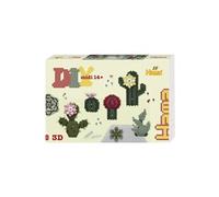 HAMA - Boite ART "Succulentes" - 6.000 perles + 3 plaques - Perles à repasser taille MIDI - loisirs créatifs - +14 ans, coloré