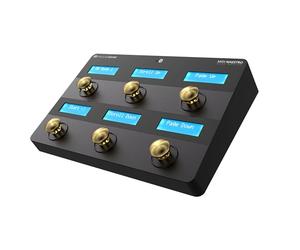 Midi Maestro Gold Edition - Contrôleur de pied MIDI tout-en-un avec interrupteur à pied silencieux, contrôle d'application mobile et modes intégrés pour BeatBuddy et Aeros Loop Studio