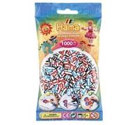 Perles à repasser bicolores Hama - 1 000 perles standard (Ø5 mm) - Mix 3BNR