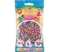 Hama Perles à repasser Midi (Ø5 mm) 1 000 perles mix bicolores