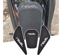 Midimttop Autocollants de réservoir de carburant de moto compatibles avec Rebel CMX 250 300 500 2017-2024 Autocollants latéraux de poignée de réservoir Coussinets de réservoir antidérapants (A style)