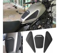 Midimttop Autocollants de réservoir de carburant de moto compatibles avec Rebel CMX 250 300 500 2017-2024 Autocollants latéraux de poignée de réservoir Coussinets de réservoir antidérapants (B style)