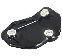 Midimttop Béquille latérale noire en aluminium pour moto, plaque d'extension, coussinet de support latéral compatible with R NINE T R9T R NINET 2017 2018 2019 2020 2021