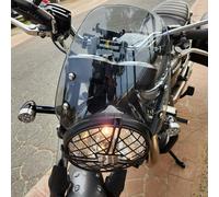 Midimttop carénage Avant de Pare-Brise de Pare-Brise de Moto Replacement for Bonneville T100 T120 T 100 T 120, Accessoires déflecteurs de Vent (Fumée légère)