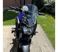 Midimttop Carénage de Moto Pare-Brise Pare-Brise déflecteur de Vent Replacement for MT-07 FZ-07 MT07 FZ07 2018 2019 2020 (Fumée Noire)
