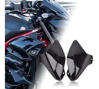 Midimttop Carénage latéral Avant avec Cache d'entrée d'air Gauche et Droit, Compatible avec Z900, Z-900 et Z900SE Accessoires 2025-2026 (Noir Brillant)