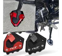 Midimttop Compatible avec NT1100 NT 1100 2021 2022 2023 2024 2025 Béquille latérale CNC pour moto - Extension et support - Plaque de support (Noir)