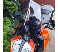 Midimttop Déflecteur de Vent Visière de Pare-Brise de Moto Replacement for K&T&M du-ke 125 du-ke 390 2017 2018 2019 2020 2021 2022 2023 Duke125 duke390 Zubehör (Fumée légère)