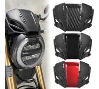 Midimttop Déflecteurs d'air Avant de Pare-Brise de Moto, Protection Contre Les Mouches, Replacement for CB650R CB 650 R CB-650-R 2019 2020 2021 2022 2023 (Noir)