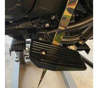 Midimttop Moto CNC Pied Pegs Repose Pieds Pédales compatible with Rebel CMX 300,CMX 500 Accessoires 2017 2018 2019 2020 2021 Pédales de repose-pieds larges (Noir)