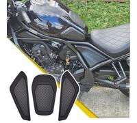 Midimttop Moto Coussin de réservoir de carburant latéral Protecteur antidérapant Autocollants Poignée de genou Traction adaptée aux Accessoires pour Rebel CMX1100 2021 2022 2023 2024