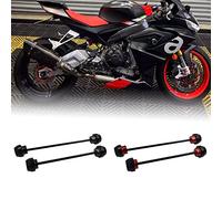 Midimttop Moto Essieu Avant et Arrière Fourche Sliders Protecteur de Roue Protection Contre les Chutes Replacement for RS660 RS 660 RS-660 Accessoires 2020 2021 2022 (Noir)