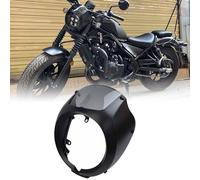 Midimttop Moto Replacement for Rebel CMX 500 CMX 300 Rebel 300 Rebel 500 Accessoires 2020 2021 2022 2023 Masque Avant Noir Mat Carénage De Phare Capot Pare-Brise Couverture