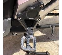 Midimttop Repose-Pieds Arrière pour Moto Pédale de Passager pour Motocyclette Reculer les Pieds Replacement for X ADV X ADV 750 X-ADV 750 Accessoires 2017 2018 2019 2020 (Titane)