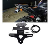 Midimttop Support de Plaque d'immatriculation arrière de Moto, éliminateur de Garde-Boue arrière, Support de Cadre d'enregistrement Convient Replacement for GSX-S 750 (2017-2023) GSX-S 1000 F (15-20)