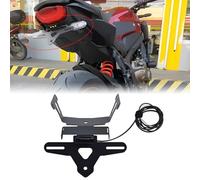 Midimttop Support de Plaque d'immatriculation de Moto, Support de feu arrière, éliminateur de Garde-Boue Bien rangé Compatible with CB650R CBR650R CB 650R CBR 650 R, Accessoires 2017-2023