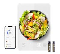MidingChai Balance de Cuisine Électronique Intelligente,Compatible App de Calcul de Calories, 10KG Pese Alimentaire Nutritionnelle, Pour Perte de Poids, Fitness, Régime, Pâtisserie (Blanc)