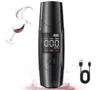 MidingChai Ethylotest Electronique, Ethylometre Portable sans Contact, Alcootest Professionnel avec Écran LED, Alcootest Electronique Homologué Rechargeable, Embout Buccal Non Requise