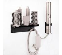 MidingChai Shark Flexstyle Porte Seche Cheveux Support de Seche Cheveux Mural 5 en 1, Compatible avec Shark HD430 HD 432 HD433 HD442, Organisateur Accessoires Salle de Bain Acier Inoxydable