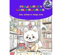 Midjourney Wonderworlds: Cute Animals in Manga Style: Discover and create 50 magical pages with AI-generated, enchanting animal designs