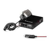 Midland Radio CB 100Plus B – 40 canaux AM/FM, afficheur Up-Down, signalisation lumineuse, micro 4 PIN