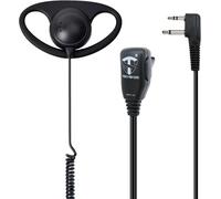 Midland 2 Pin PTT Microphone D Shape HeadsetFor Two Way RadiosCompatible with G7 Pro G8 G9 Pro M24 M24 Plus M48 M99 G6 XT G7 XTRVigilance Safety TV Shooting