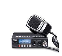 Midland Alan 78 Pro CB Radio, Multi-Band pour Véhicules, avec Microphone 6 PIN, Ecran Multifonctions Rétro-Éclairé, Scan, Radio AM/FM, Squelch Digital, Suppression du Bruit, 12V