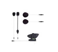 Midland - BT Pro Audio Kit Accessoires Moto Câblage Casque 2, Intercom Moto Écouteur Casque, 2 Enceinte Puissante Super Bass Sound - Micro Microphone Haut Parleur avec Bras, Base Attache et Fixation