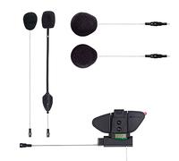 Midland - BT Pro Audio Kit Accessoires Moto Câblage Casque 2, Intercom Moto Écouteur Casque, 2 Enceinte Puissante Super Bass Sound - Micro Microphone Haut Parleur avec Bras, Base Attache et Fixation