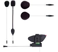 Midland - BT Pro Audio Kit Accessoires Moto Câblage Casque 2, Intercom Moto Écouteur Casque, 2 Enceinte Puissante Super Bass Sound - Micro Microphone Haut Parleur avec Bras, Base Attache et Fixation