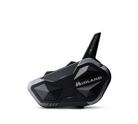 Midland BTR1 Advanced X C1529.05 - Intercom Moto certifié ECE2206 avec écouteurs Bluetooth RCF, 1200 mètres de Distance, étanche IPX6, Fonction VOX, 4 Personnes