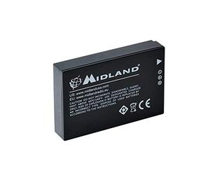 Midland C1124 Batterie Lithium 3,7 V 1700 mAh pour Caméscope Noir