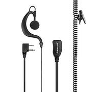 Midland C858 Oreillette-Micro tour d'oreille avec PTT