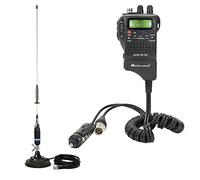 Midland CB Radio Alan 42 DS + Antenne S75 avec Aimant, ASQ, Dual Watch, 4 W, 12 V, 10 KM