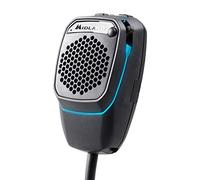Midland Dual Mike, Microphone CB Numérique Bluetooth Préamplifié à 6 Broches, Connectable à la CB et au Smartphone, avec PTT Analogique, Haut-Parleur et DSP pour Une Meilleure Qualité de Voix