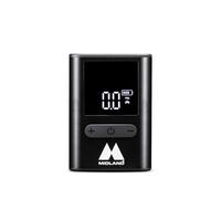 Midland ENERPUMP Mini - Compresseur d'air portatif 100 PSI/6 Bar, Batterie Externe, Format de Poche, Noir