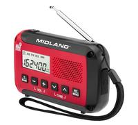 Midland® - ER10VP Radio météo avec lampe de poche et alerte d'urgence - Radio AM/FM - Compact et facile à transporter - Signal SOS stroboscopique et prise casque