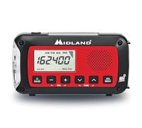 Midland ER40 Radio d'alerte météo à manivelle d'urgence avec lampe de poche