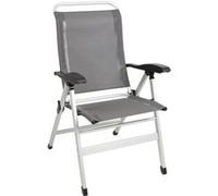 MIDLAND Fauteuil aluminium Confort Gris anthracite