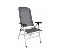Midland Fauteuil De Camping En Aluminium Confort Maxi 7 Positions Gris Camping Car Gris